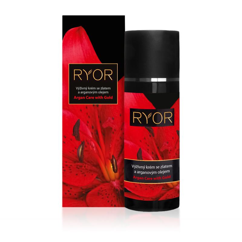 Ryor - Nourishing Cream with gold and argan oil (Argan Care with Gold)